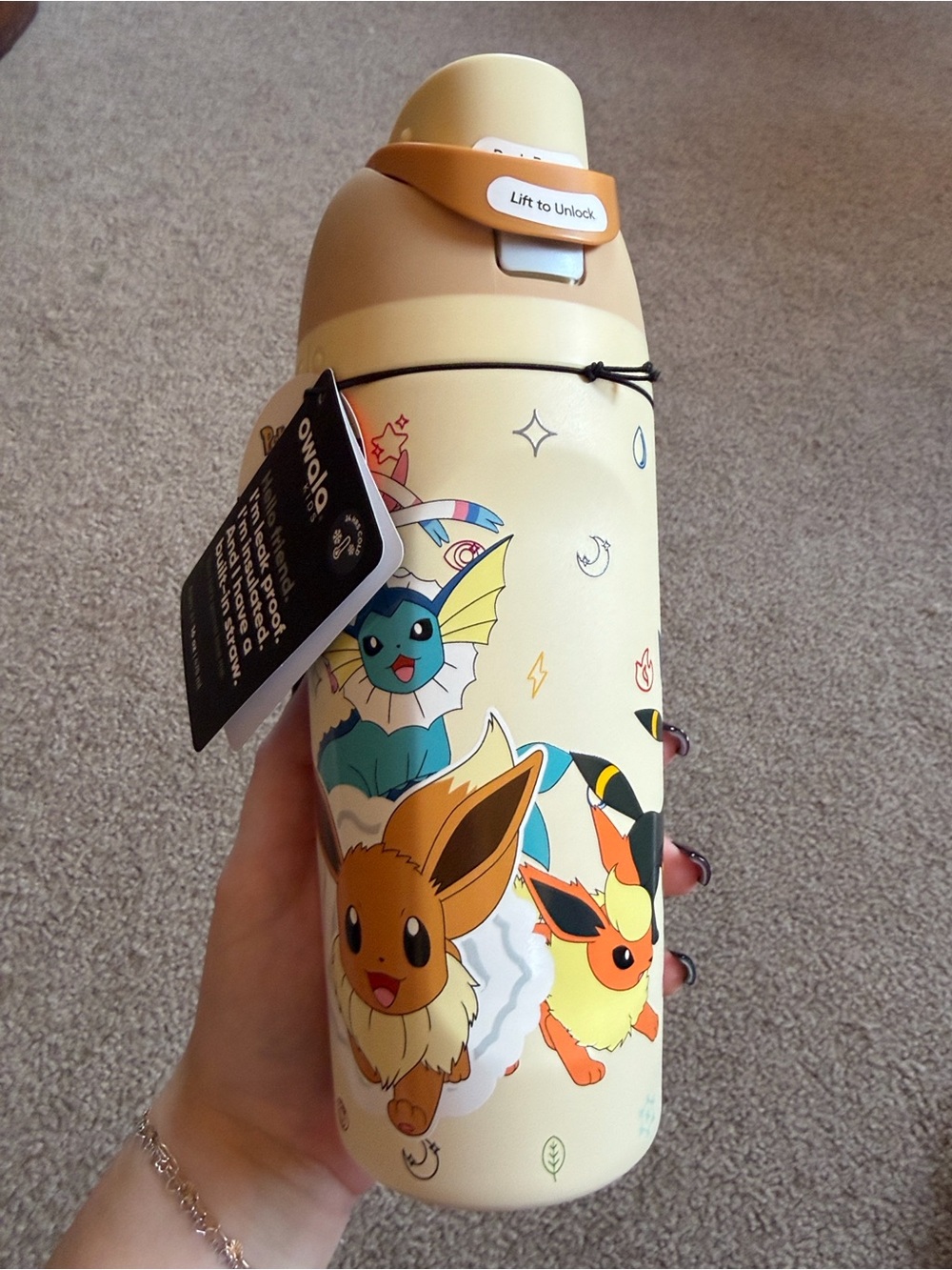 Owala Pokémon Eevee & Evolutions Water Bottle